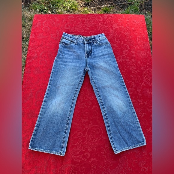 GUESS JEANS Girls Blue  Straight Leg‎ Jeans Sz  6 Trendy Spring Summer Denim - Picture 1 of 5